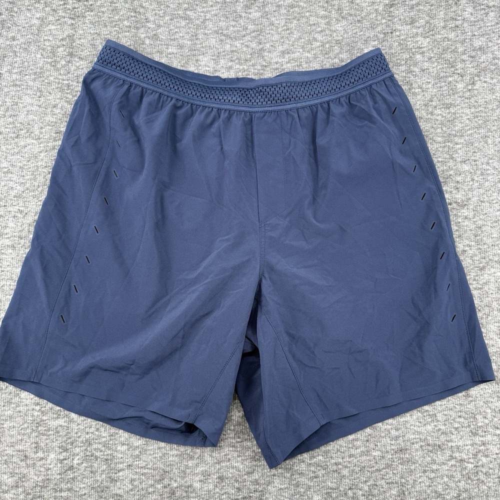 Ten Thousand The Session Short TTSH004V2 Mens Medium 7in Navy Running Shorts